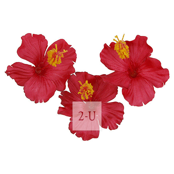 倣真花人造花磁鐵吸附傢居裝飾 紅芙蓉