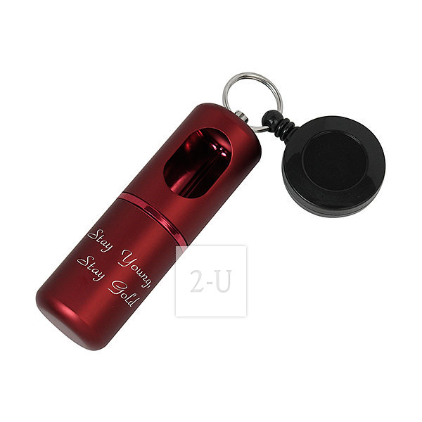 便攜式煙灰缸煙灰筒 深紅色