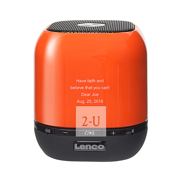 輕便迷妳掌心藍牙音箱 橙色