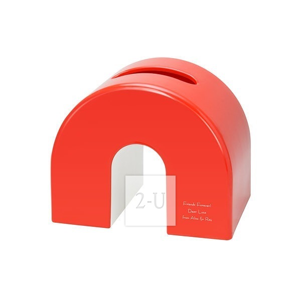橋形紙巾盒 紅色