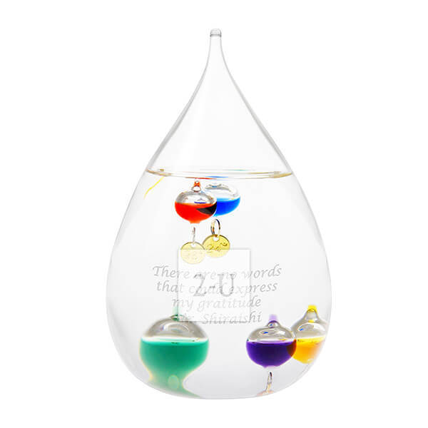 伽利略溫度計 水滴形 L